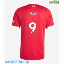 Camisa de time de futebol Liverpool Alexander Isak #9 Replicas 1º Equipamento 2025-26 Manga Curta